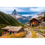 Puzzle Castorland Vista Do Matterhorn, Suíça de 1500 Peças