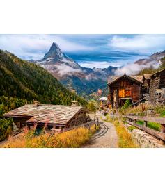 Puzzle Castorland Vista Do Matterhorn, Suíça de 1500 Peças