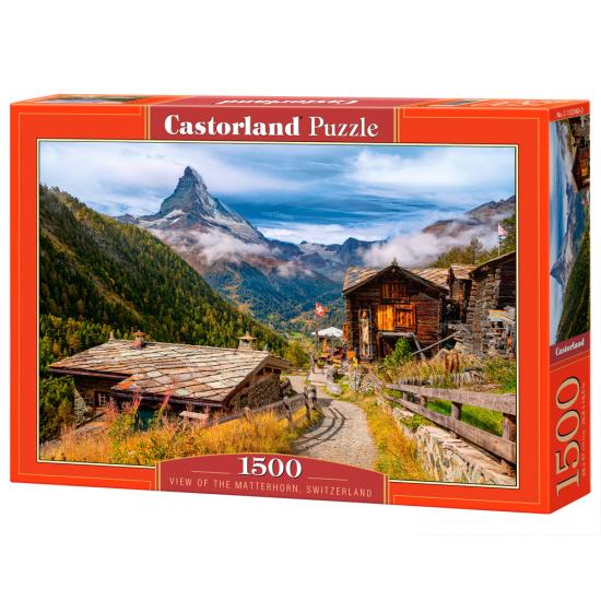 Puzzle Castorland Vista Do Matterhorn, Suíça de 1500 Peças