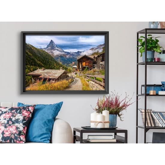 Puzzle Castorland Vista Do Matterhorn, Suíça de 1500 Peças