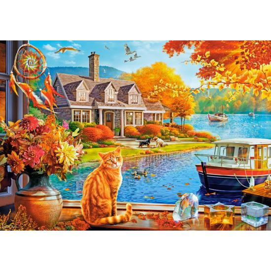 Puzzle Castorland Vista Nítida Do Outono de 500 peças