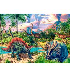 Puzzle Castorland Vulcões e Dinossauros 120 Peças