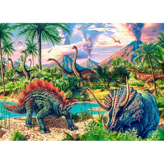 Puzzle Castorland Vulcões e Dinossauros 120 Peças