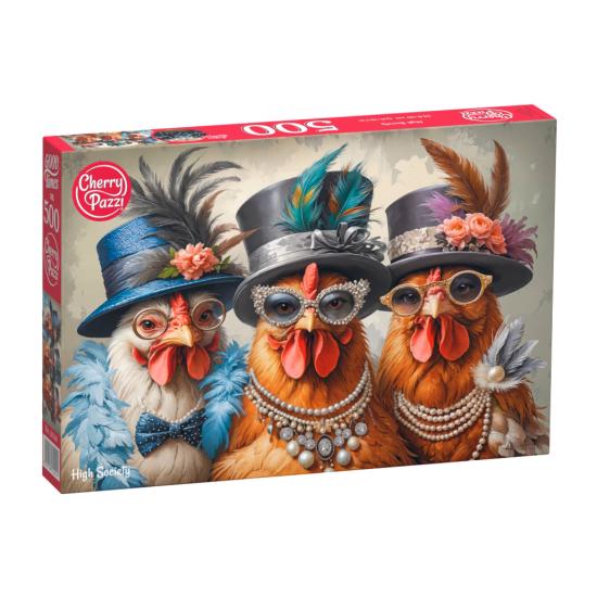 Puzzle Cherry Pazzi Alta Sociedade 500 peças