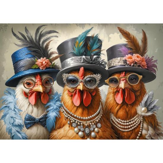 Puzzle Cherry Pazzi Alta Sociedade 500 peças