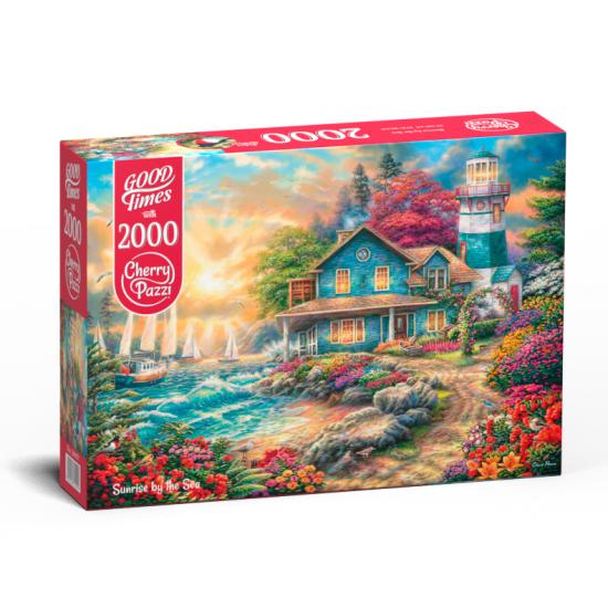 Puzzle Cherry Pazzi Sunrise at Sea 2000 peças