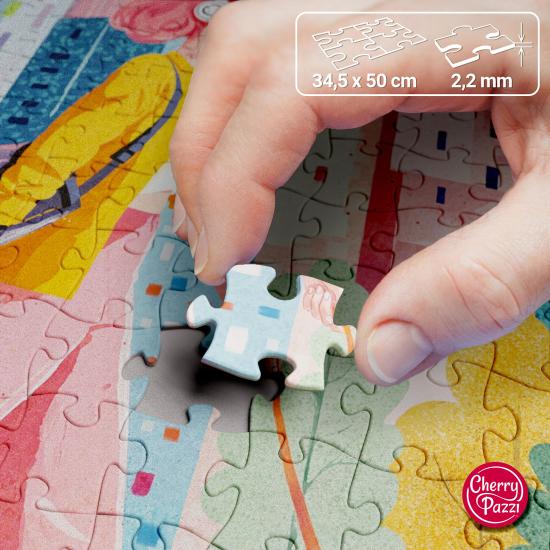 Puzzle Cherry Pazzi Vibrações Da Cidade XXL de 300 peças