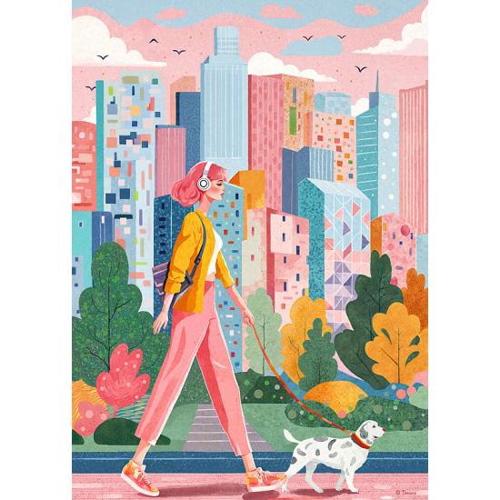 Puzzle Cherry Pazzi Vibrações Da Cidade XXL de 300 peças