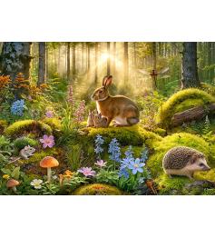 Puzzle Cherry Pazzi Amigos Da Floresta XXL de 300 peças