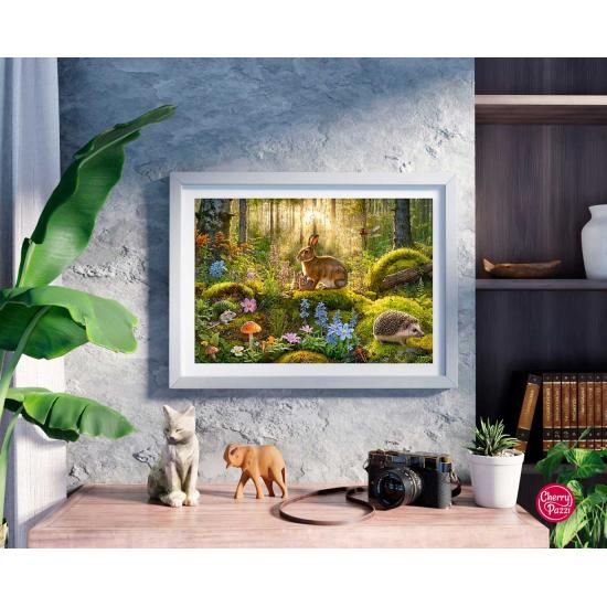 Puzzle Cherry Pazzi Amigos Da Floresta XXL de 300 peças