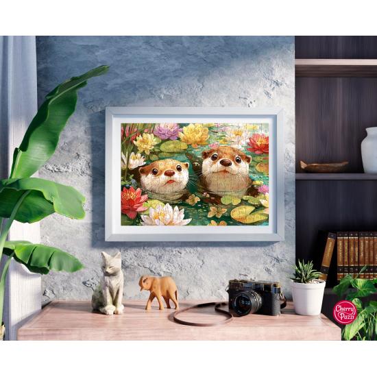 Puzzle Cherry Pazzi Amigos Do Lago XXL de 300 peças