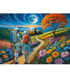 Puzzle Cherry Pazzi Amor Cósmico de 1000 peças