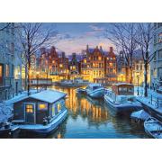 Puzzle Cherry Pazzi Amsterdã à Noite 1000 peças