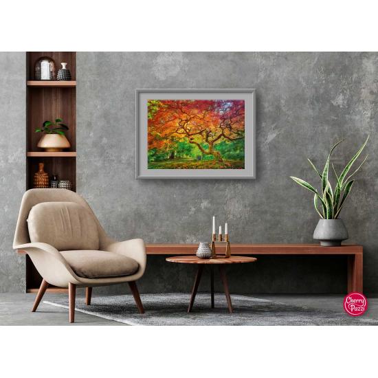 Puzzle Cherry Pazzi Red Splattered Tree 1000 peças