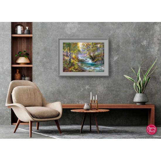 Puzzle Cherry Pazzi Hidden Creek 1000 peças Puzzle Cherry Pazzi Hidden Creek 1000 peças