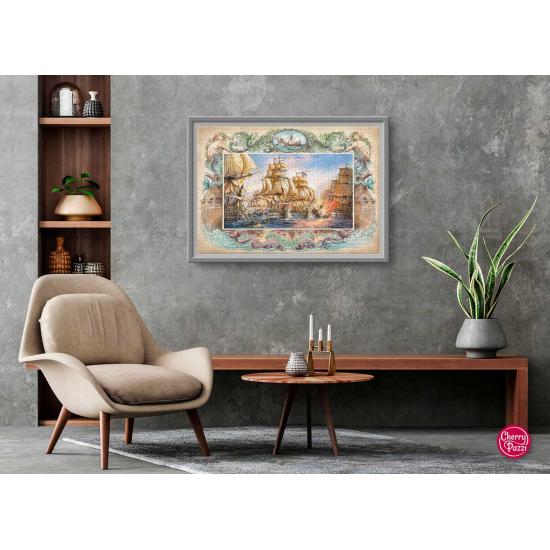 Puzzle Cherry Pazzi Batalha Naval de 2.000 peças
