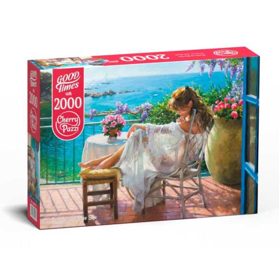 Puzzle Cherry Pazzi Beleza e Mar Azul 2000 peças