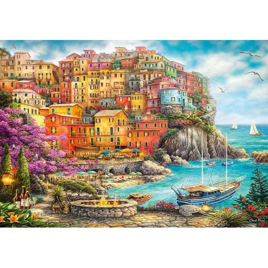 Puzzle Cherry Pazzi Dia lindo em Cinque Terre 2000 peças Puzzle Cherry Pazzi Dia lindo em Cinque Terre 2000 peças