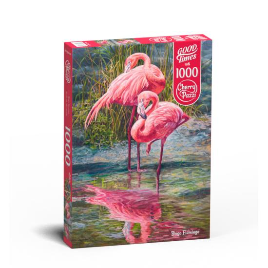Puzzle Cherry Pazzi Flamingos 1000 peças