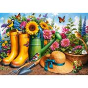 Puzzle Cherry Pazzi Botas Douradas, Raízes Florescentes 1000 peç