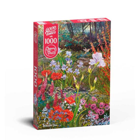 Puzzle Cherry Pazzi Vale Ribeirinho de 1000 peças Puzzle Cherry Pazzi Vale Ribeirinho de 1000 peças