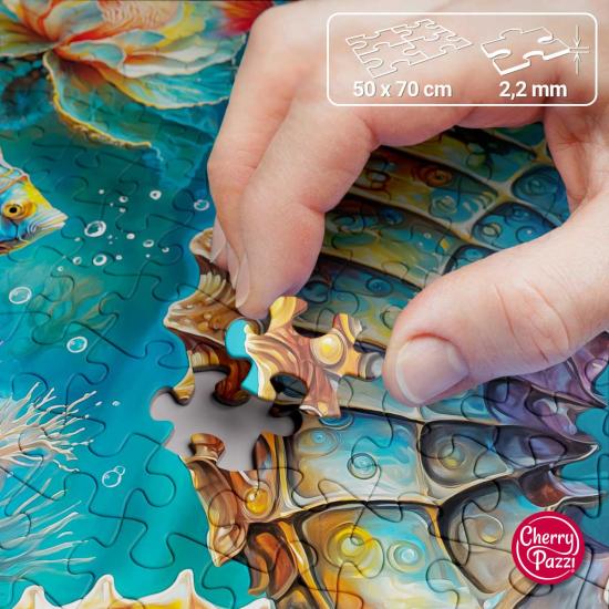 Puzzle Cherry Pazzi Cavalo Marinho de 1000 peças Puzzle Cherry Pazzi Cavalo Marinho de 1000 peças
