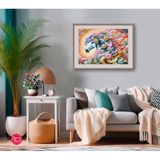 Puzzle Cherry Pazzi Cavalo dos Sonhos 1000 peças