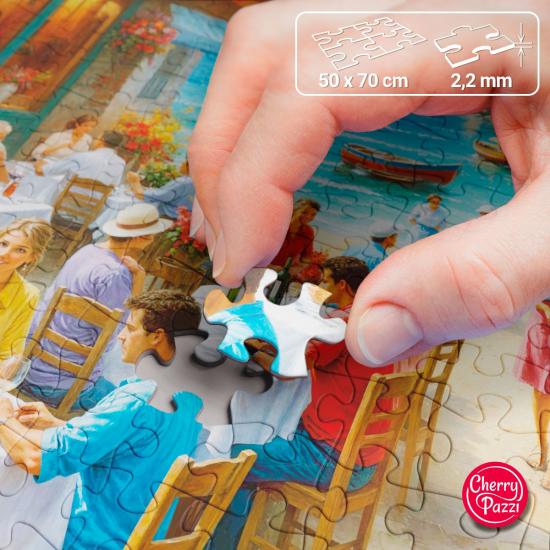 Puzzle Cherry Pazzi Beco Dos Guarda-Chuvas 1000 peças