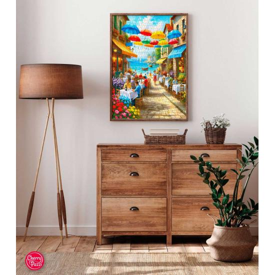 Puzzle Cherry Pazzi Beco Dos Guarda-Chuvas 1000 peças