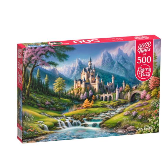 Puzzle Cherry Pazzi Castelo das Fadas de 500 peças Puzzle Cherry Pazzi Castelo das Fadas de 500 peças