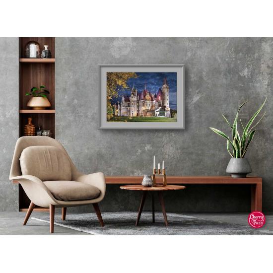 Puzzle Cherry Pazzi Castelo em Moszna 1000 peças