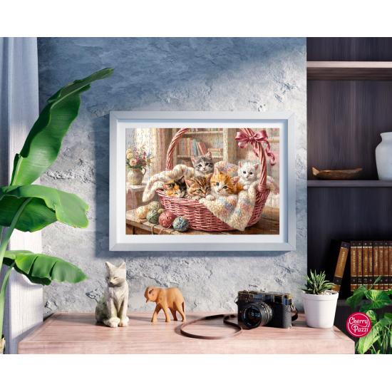 Puzzle Cherry Pazzi Cesta Cheia De Amor XXL de 300 peças