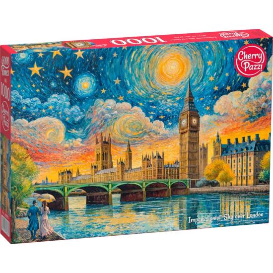 Puzzle Cherry Pazzi Céu impressionista sobre Londres 1000 peças