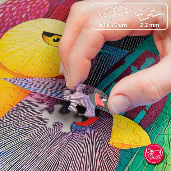 Puzzle Cherry Pazzi Clube De Aves 1000 peças