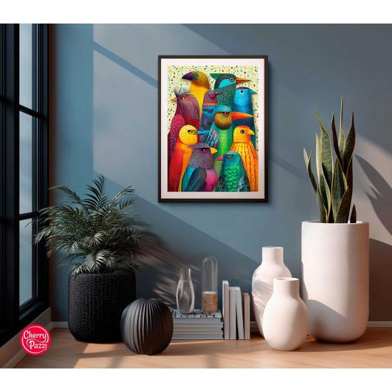 Puzzle Cherry Pazzi Clube De Aves 1000 peças