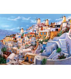 Puzzle Cherry Pazzi Santorini Cor 1000 Peças