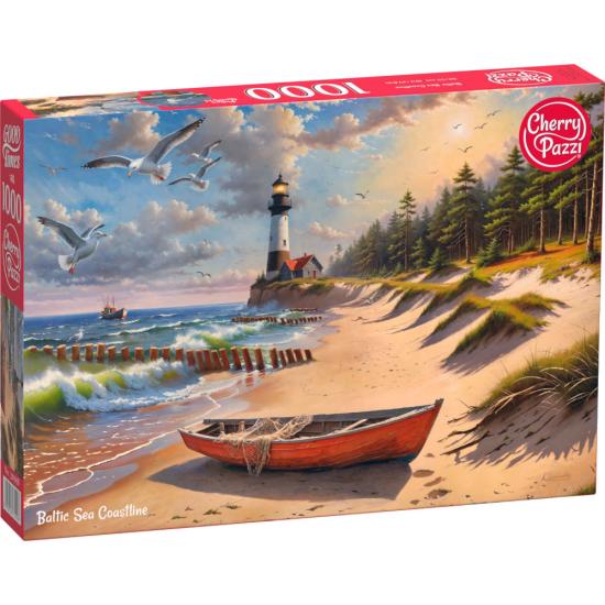 Puzzle Cherry Pazzi Litoral do Mar Báltico 1000 peças Puzzle Cherry Pazzi Litoral do Mar Báltico 1000 peças