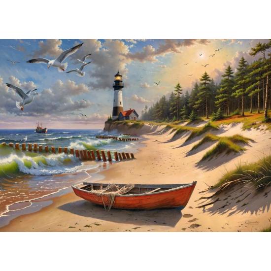 Puzzle Cherry Pazzi Litoral do Mar Báltico 1000 peças Puzzle Cherry Pazzi Litoral do Mar Báltico 1000 peças