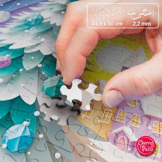 Puzzle Cherry Pazzi Desejos De Inverno 500 peças