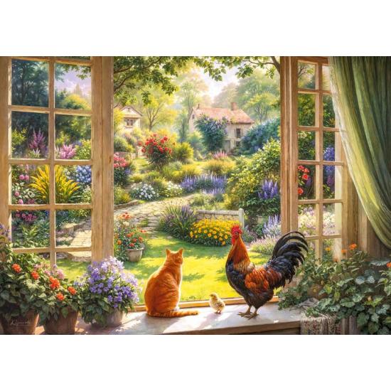 Puzzle Cherry Pazzi Apreciando A Vista 1000 peças