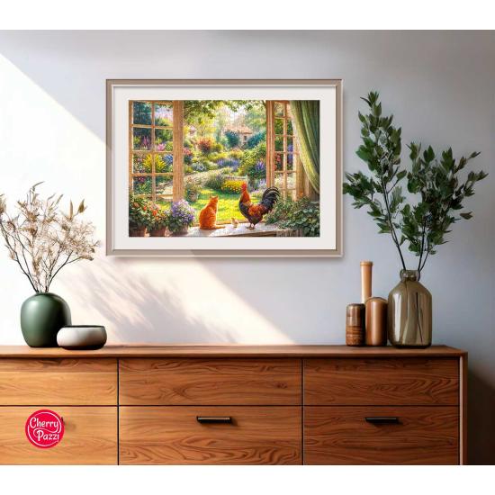 Puzzle Cherry Pazzi Apreciando A Vista 1000 peças