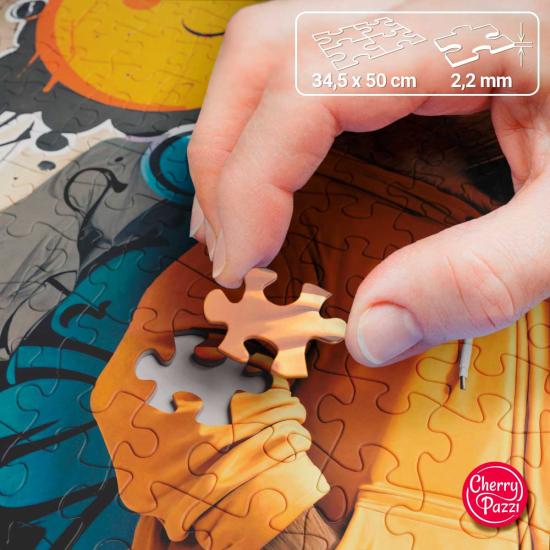 Puzzle Cherry Pazzi Don't Worry, Be Cappy Dia 500 peças