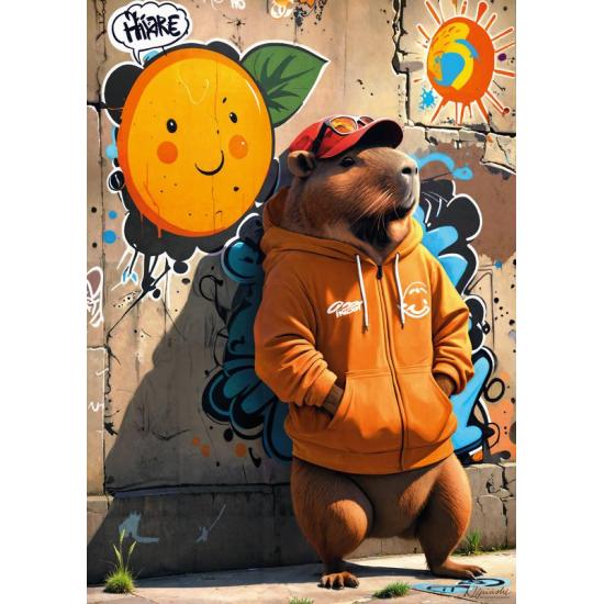 Puzzle Cherry Pazzi Don't Worry, Be Cappy Dia 500 peças