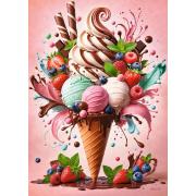 Puzzle Cherry Pazzi Doce Felicidade 1000 peças