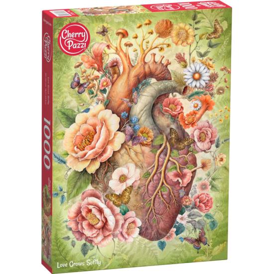 Puzzle Cherry Pazzi O Amor Cresce Suavemente 1000 pçs