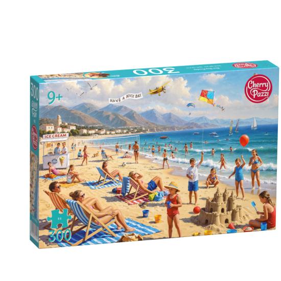 Puzzle Cherry Pazzi O Dia de Praia XXL de 300 peças
