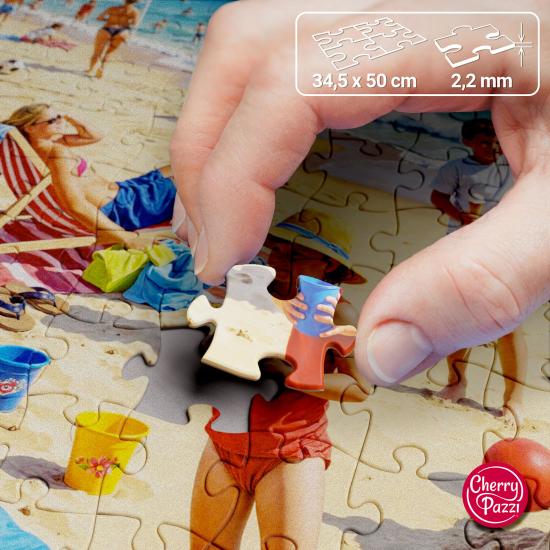 Puzzle Cherry Pazzi O Dia de Praia XXL de 300 peças