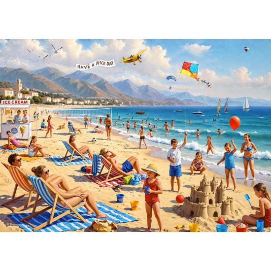 Puzzle Cherry Pazzi O Dia de Praia XXL de 300 peças