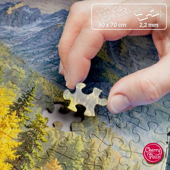 Puzzle Cherry Pazzi O Expresso De Ouro de 1000 peças