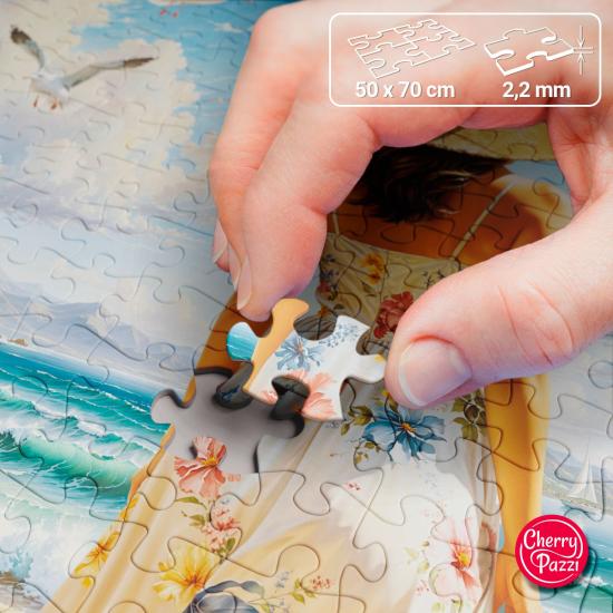 Puzzle Cherry Pazzi O Horizonte Azul 1000 peças